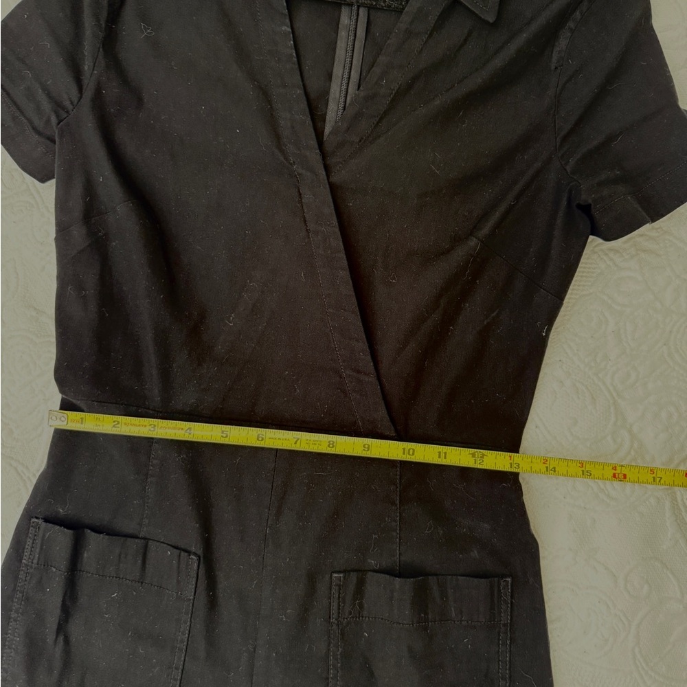 MAUVE Black Short sleeve jumpsuit